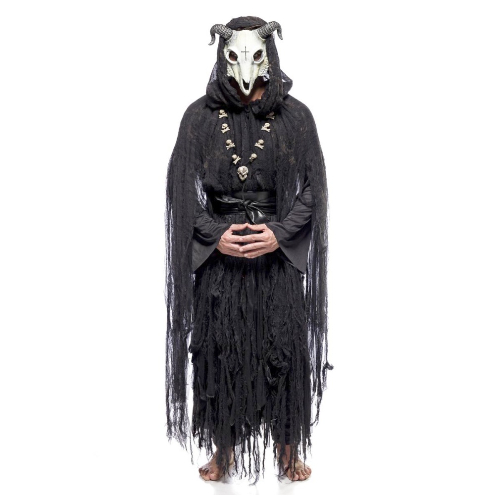 Mask Paradise - Occult Baphomet Kostuum - Zwart